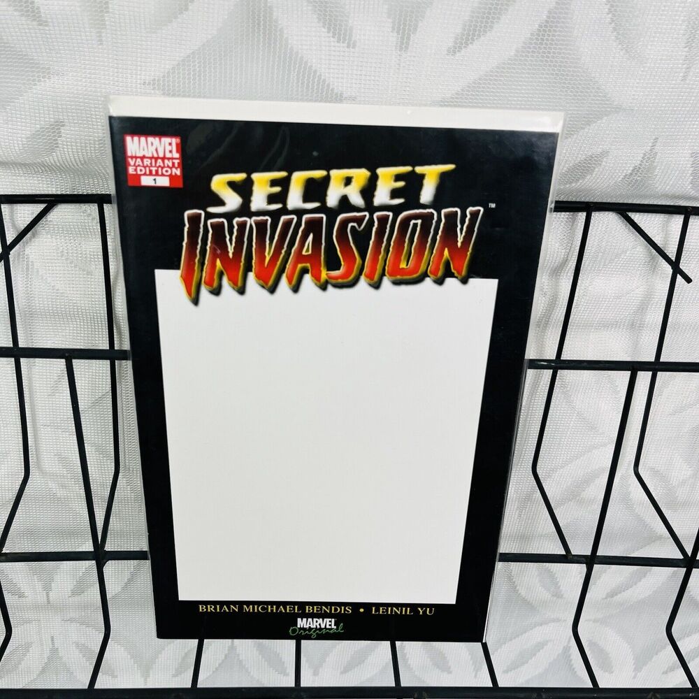 Secret Invasion‎ #1 (Marvel Comics, 2008) Blank Sketch Variant Skrulls